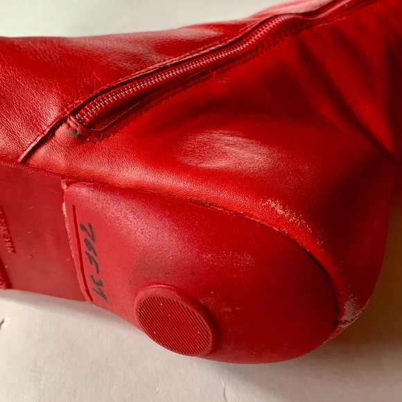 Rare - Rizzo Boots - Red GoGo Mod Girl on Cellphone - EU41 - Picture 12 of 16